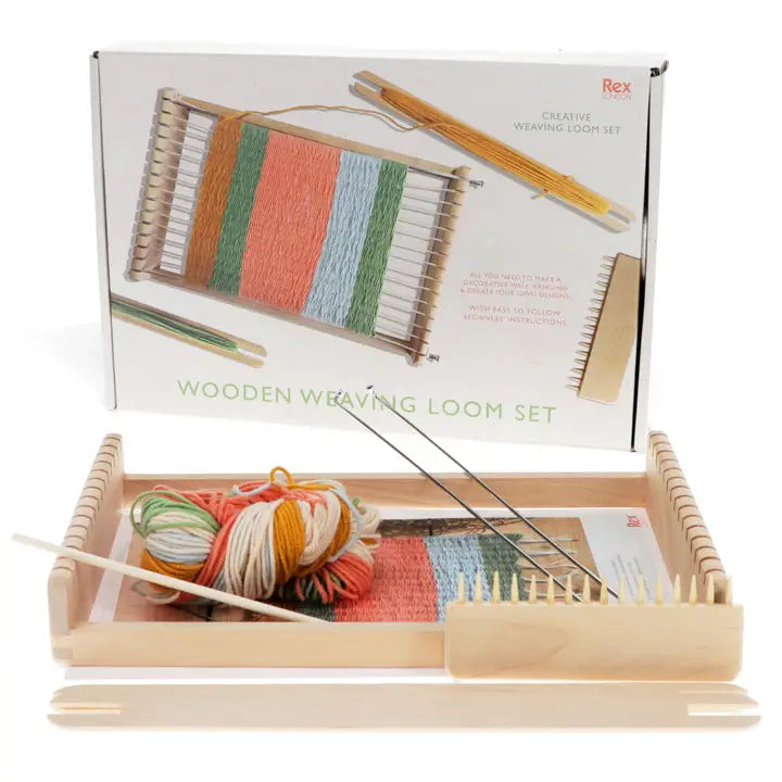 Rex London Wooden Weaving Loom Set