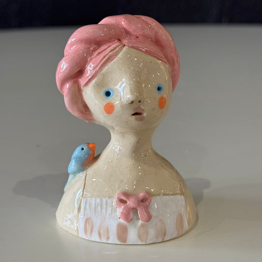 Mini Gloss Pink Braid Girl