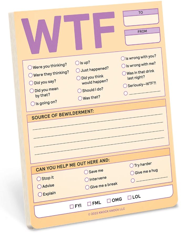 WTF – NOTE PAD