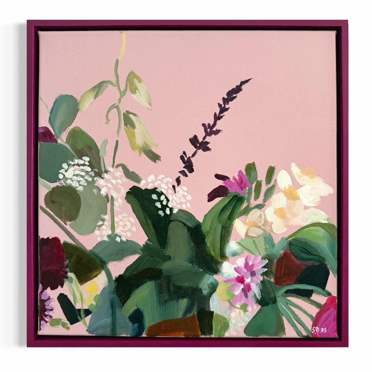 Pink Garden Study