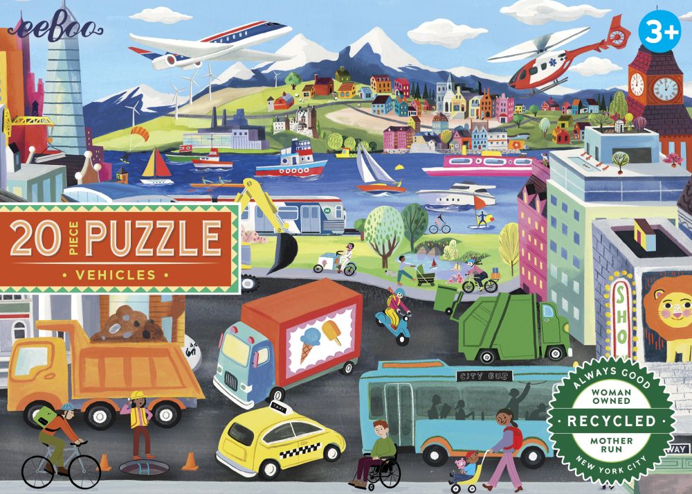 20 Pc Puzzle – Vehicles