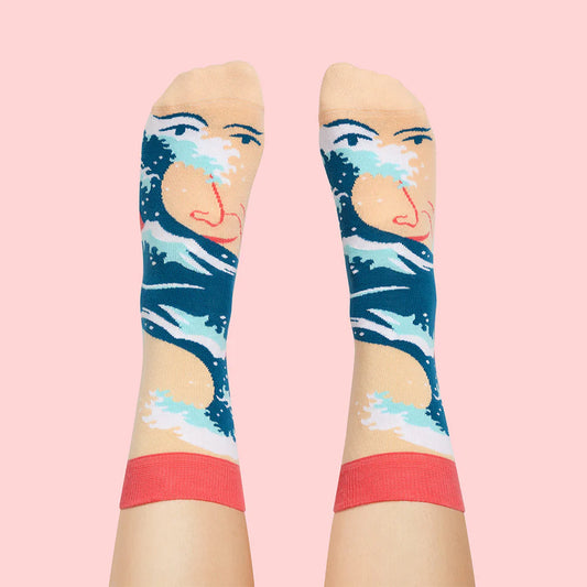 Kutsushita Hokusai Socks