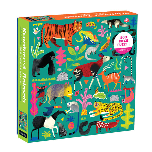 500 Pc Puzzle - Rainforest Animals