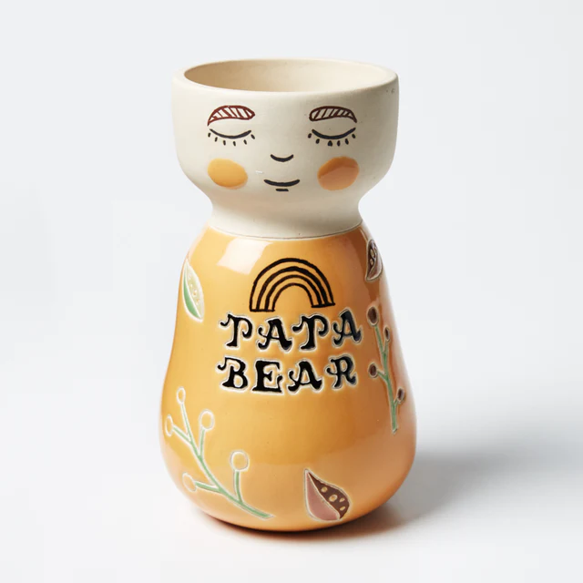 PAPA BEAR VASE