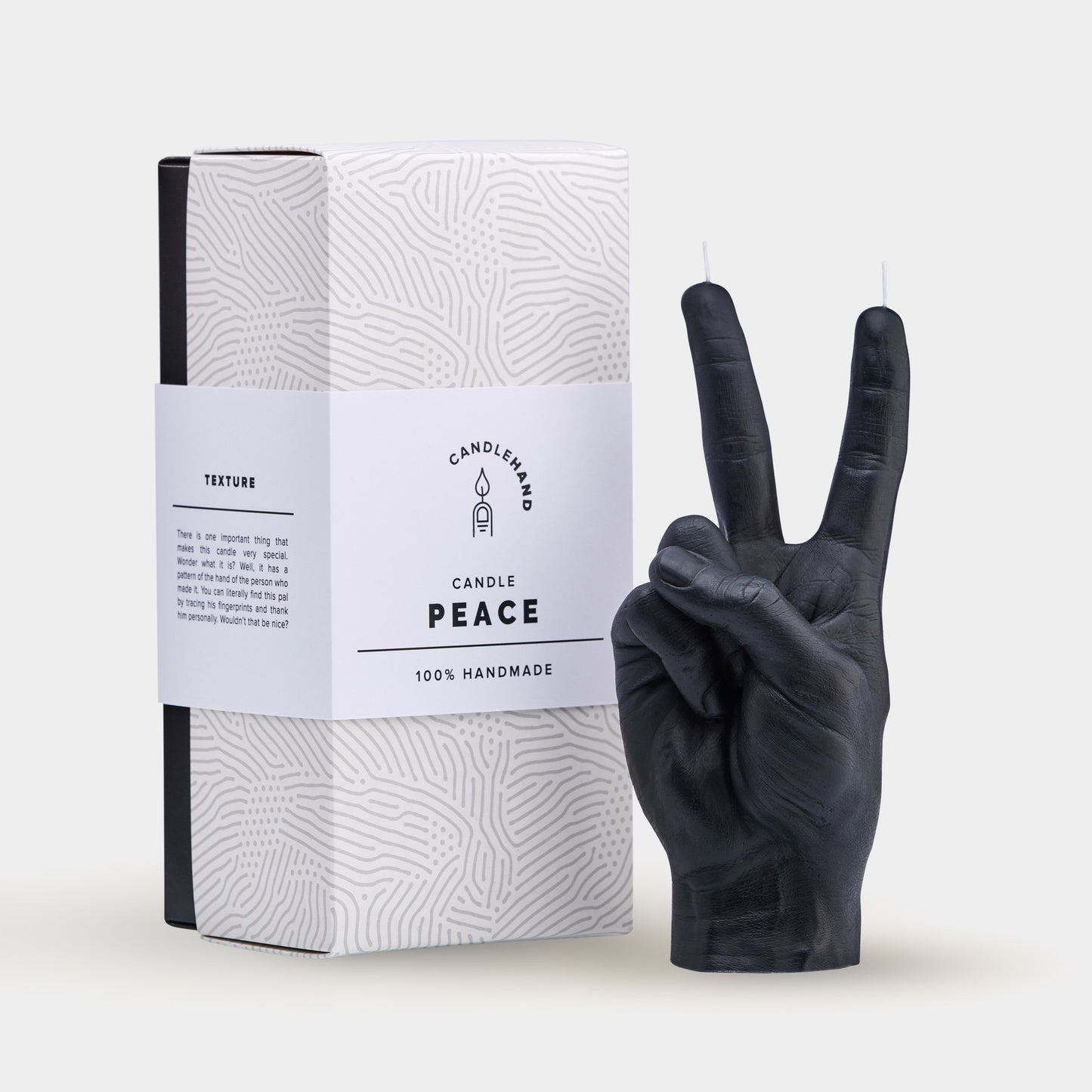 "Victory" Hand Gesture Candle