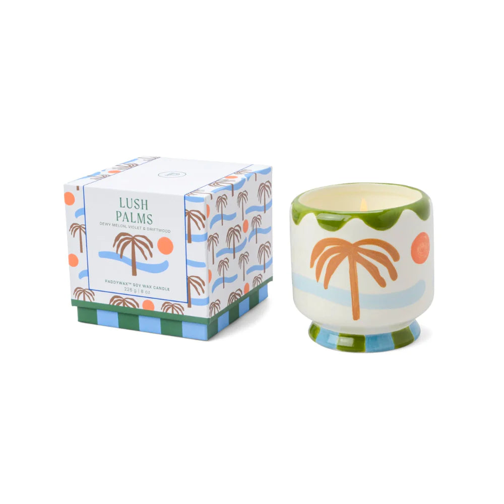 'Palm Tree' Ceramic - Lush Palms Candle