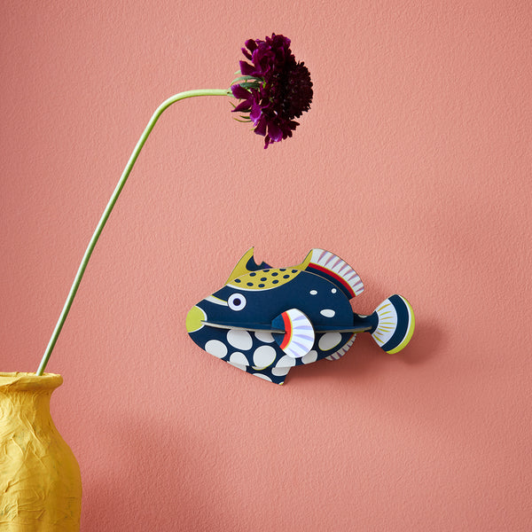 Wall Art Sea Creatures (B7) - Clown Triggerfish