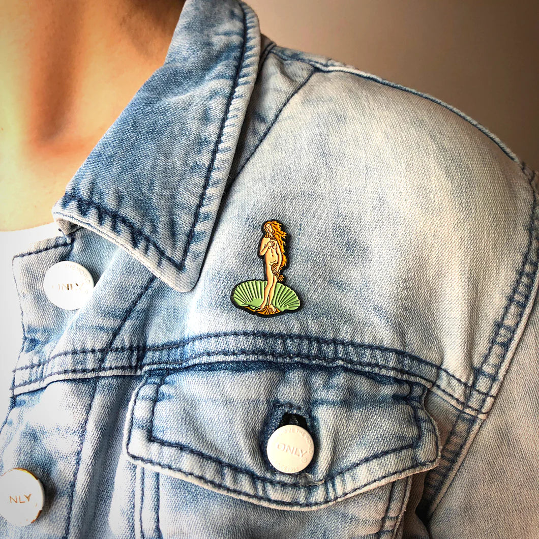Enamel Pin-Birth of Venus