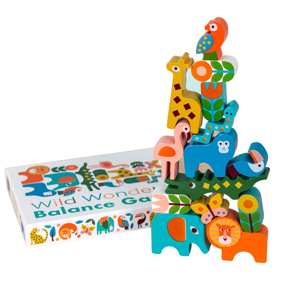 Rex London Wooden Toy – Wild Wonders Balance Game