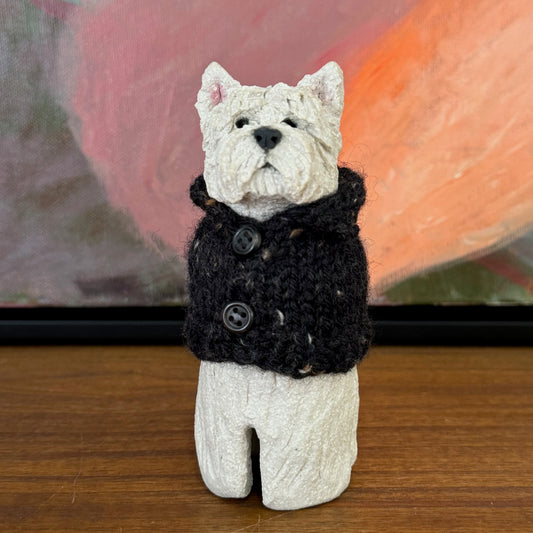 West Highland Terrier with Jumper