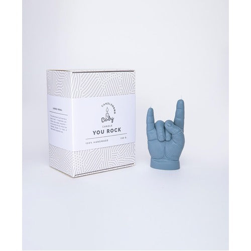 "You Rock" Baby Hand Candle