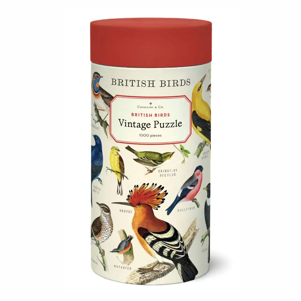 Cavallini - 1000 Pc Puzzle British Birds