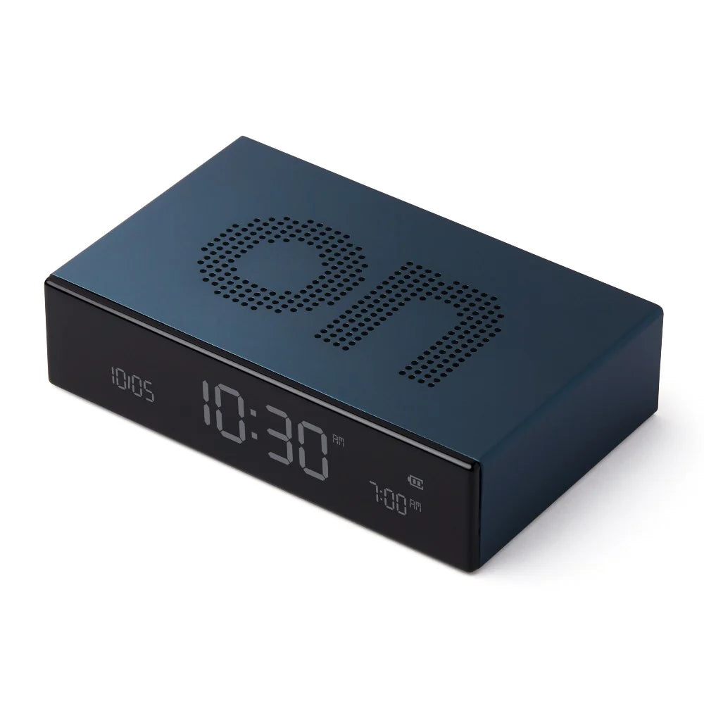 Lexon Flip Premium Reversible LCD Alarm Clock