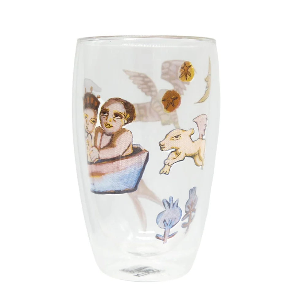 Mirka Mora-Double Wall Glass-Koala Dreaming