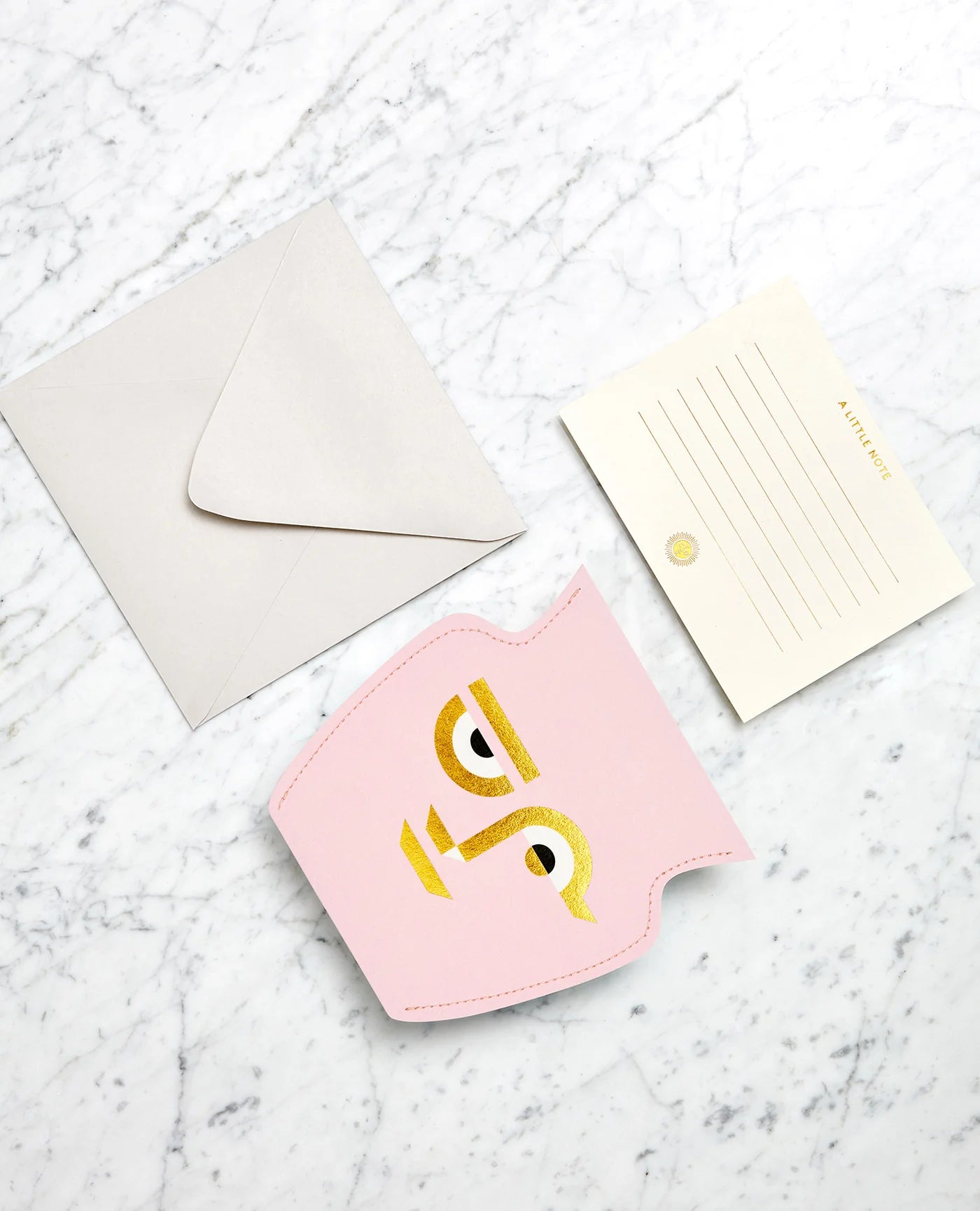 Paper Flower Vase Greeting Card - Small - Apolino