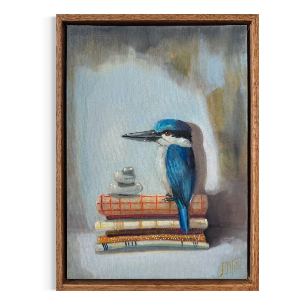 Forest Kingfisher on Stack