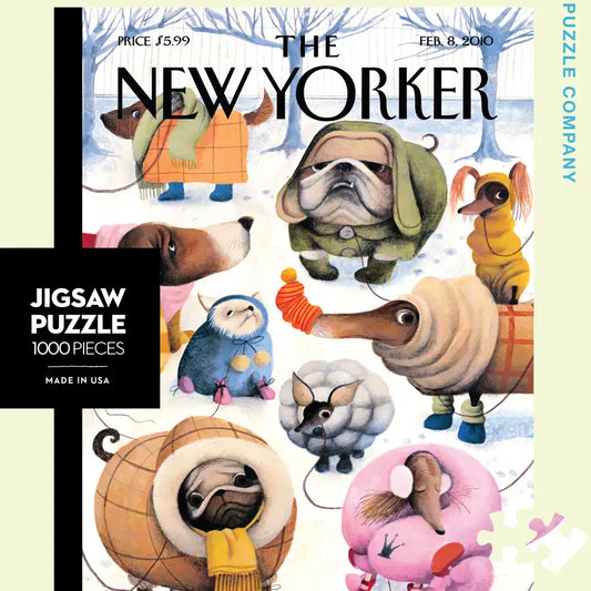 New York Puzzle Company 1000 Puzzle – Baby It’s Cold Outside