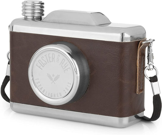 Stainless Steel Snapshot Flask