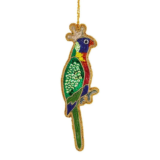 Queen Lorikeet Sequin Decoration