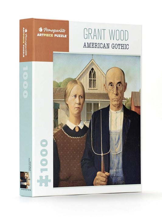 Grant Wood: American Gothic 1000-Piece Jigsaw