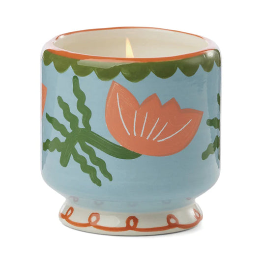 "Flower" Ceramic - Cactus Flower Candle