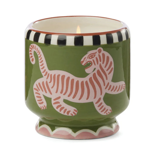 "Tiger" Ceramic - Black Cedar & Fig Candle