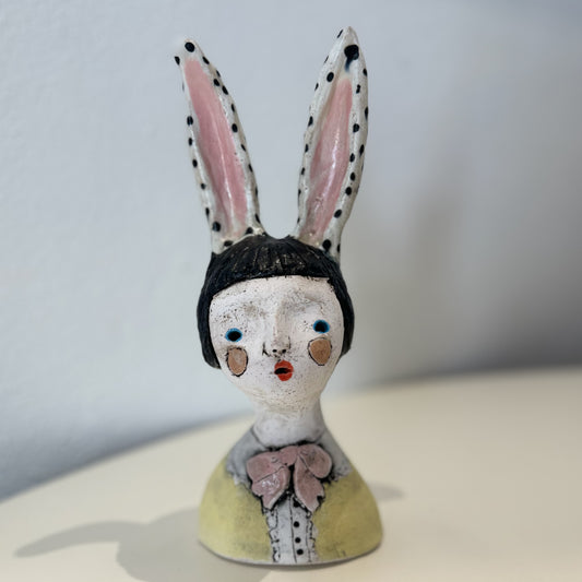 Black Bob Spot Bunny Girl