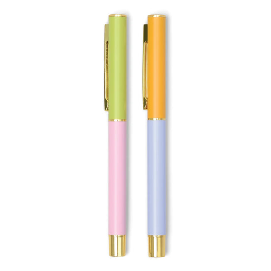 Colour Block Pens Lilac & Cornflower (set of 2)