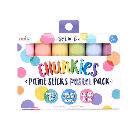 Ooly Chunkie Paint Stick/6 Pastels