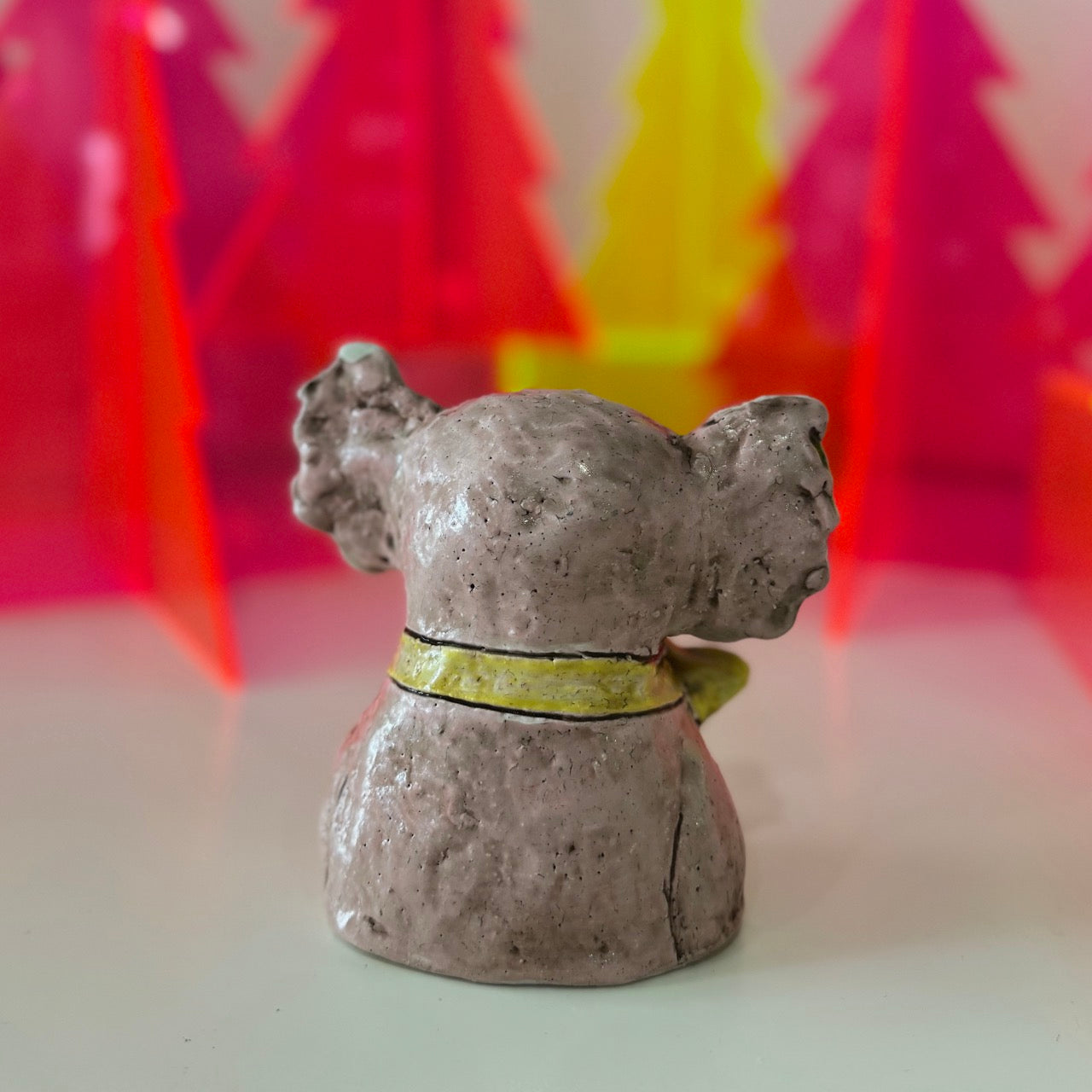 Matte Pink Koala Bust