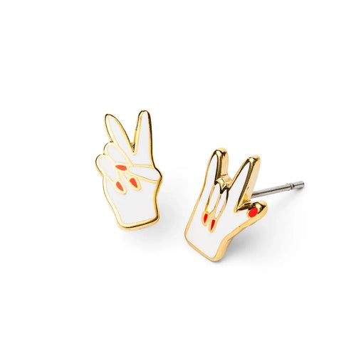Peace Love Earrings