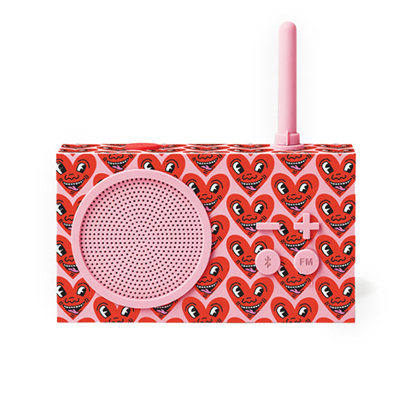 Lexon Tykho 3 x Keith Haring-Heart, Pink