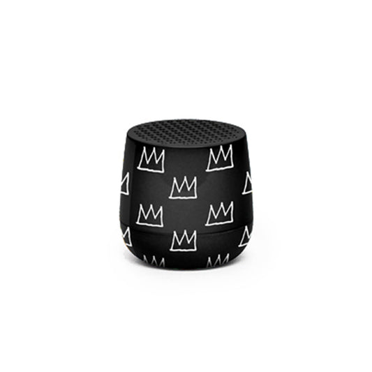 Lexon Mino BT Speaker x Jean-Michel Basquiat-Crown, Black
