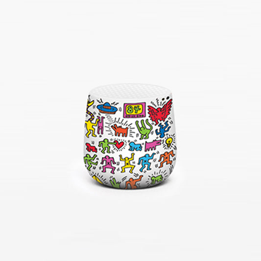 Lexon Mino BT Speaker x Keith Haring-Happy, White