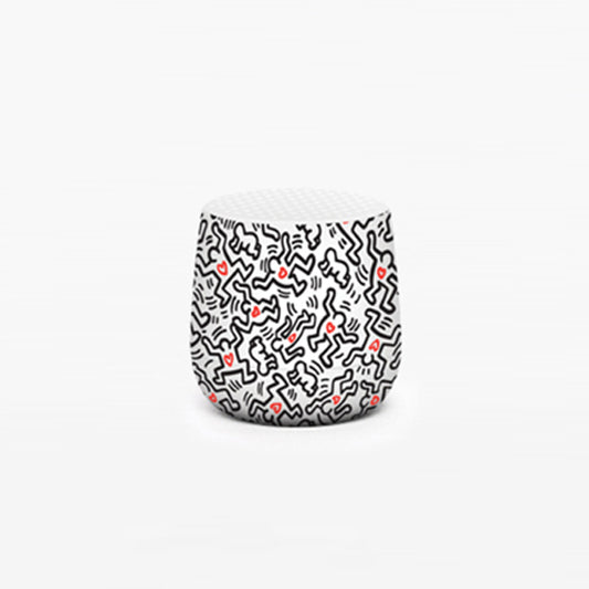 Lexon Mino BT Speaker x Keith Haring-Love, White