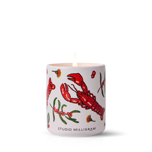 Studio Milligram - Christmas Ceramic Candle - Lobster