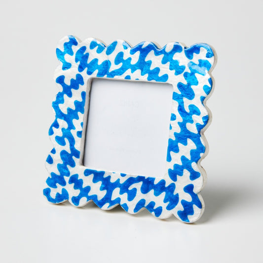 BLUE SQUIGGLE FRAME