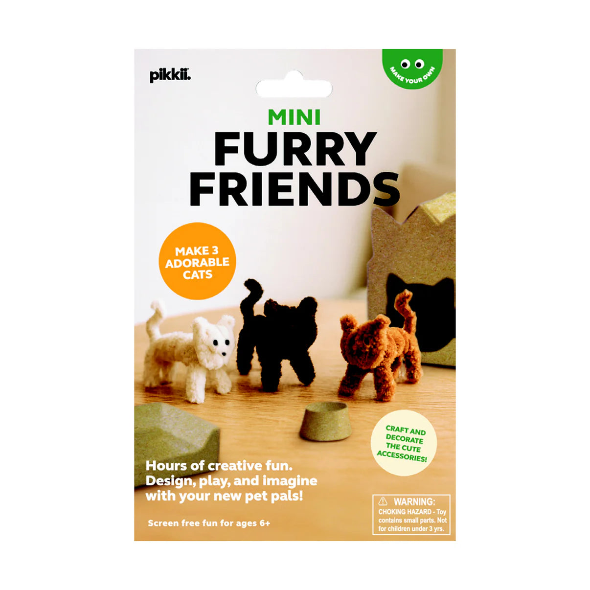 Pikkii: Mini Furry Friends Kit