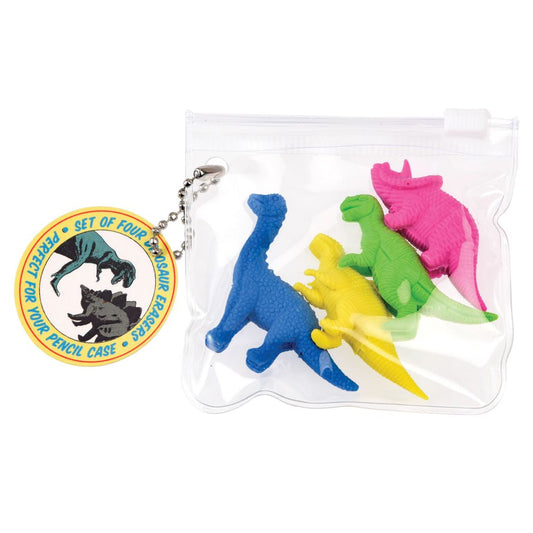 Rex London Erasers – Dinosaur Set of 4