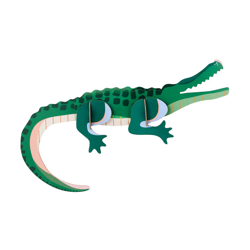 Wall Art Jungle Animals (A4) - Tall Crocodile