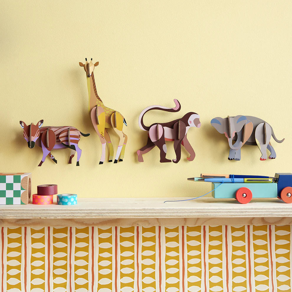 Wall Art Jungle Animals (B7) - Elephant