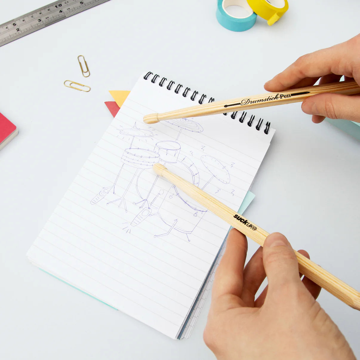 Suck Uk: Drumstick Pen Blue