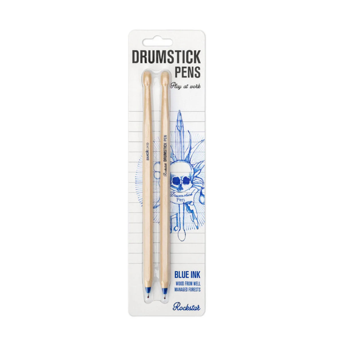 Suck Uk: Drumstick Pen Blue