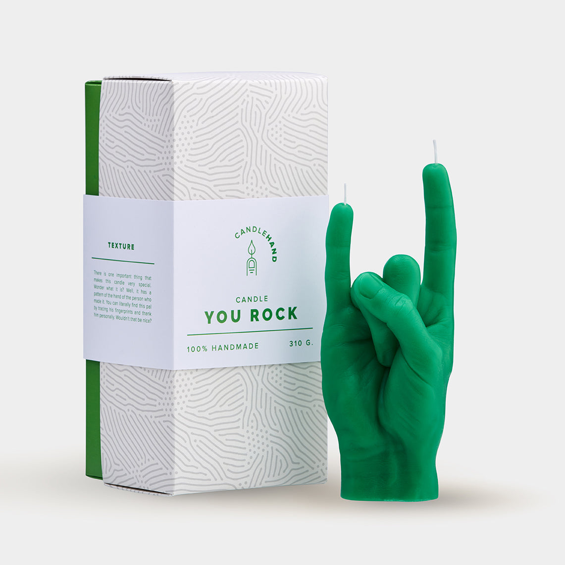 "You Rock" Hand Gesture Candle