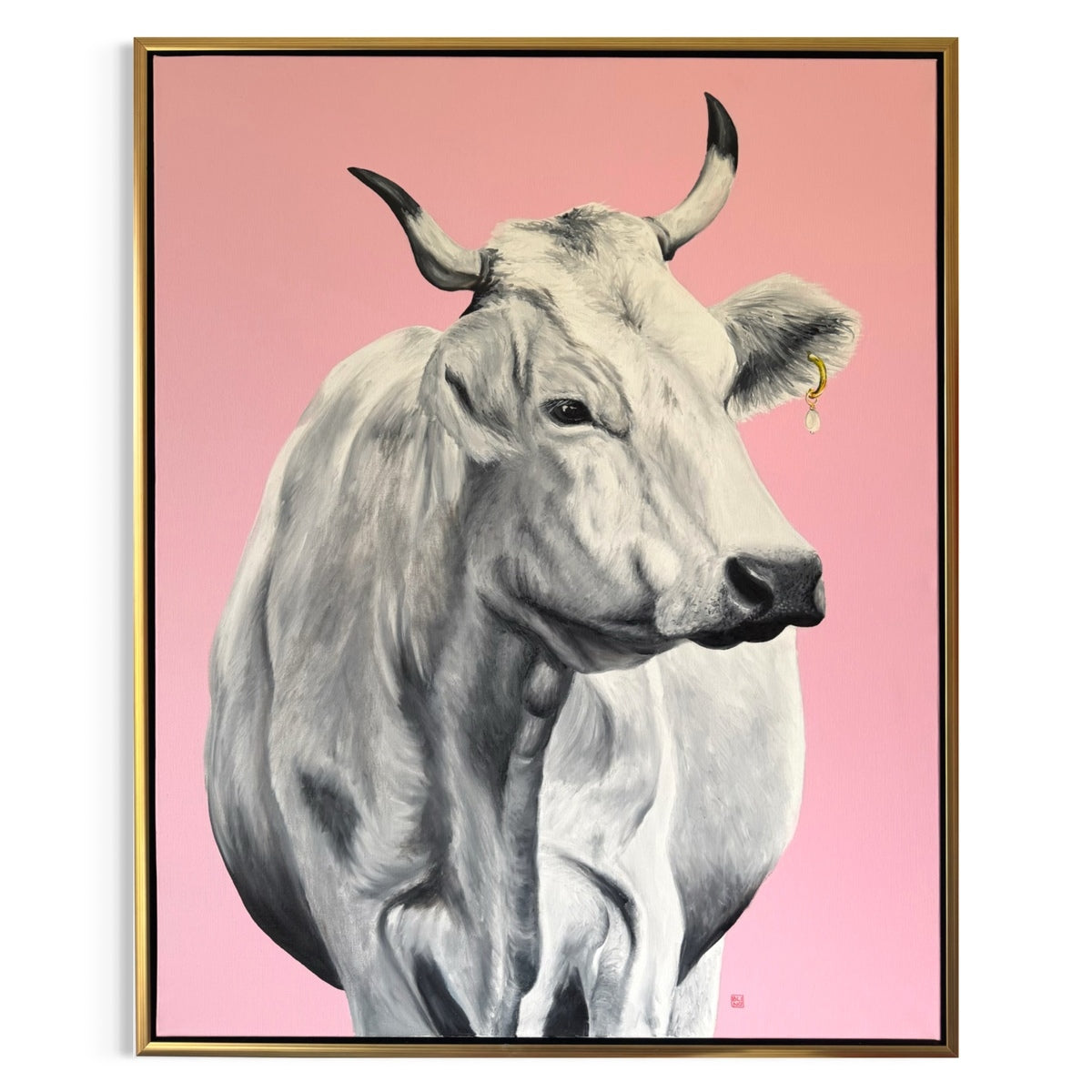 Cow with the Pearl Earring