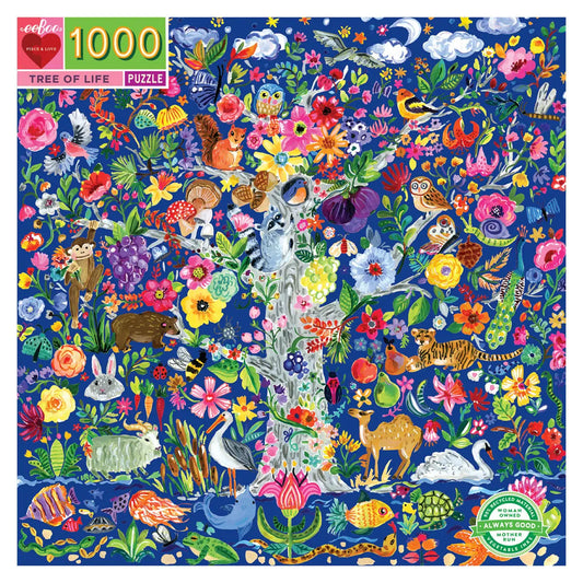 Eeboo 1000 Pc Puzzle - Tree of Life