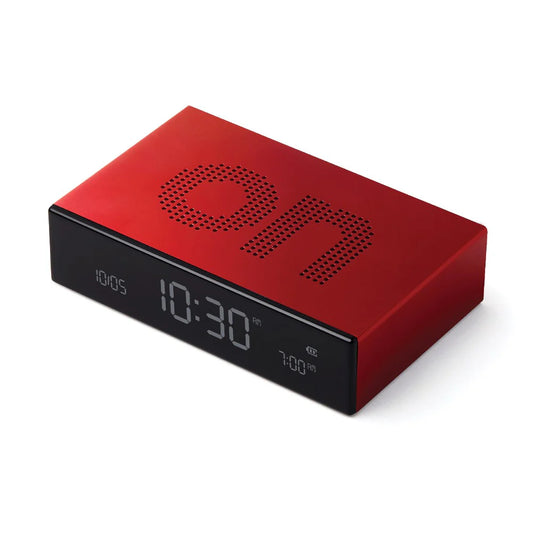 Lexon Flip Premium Reversible LCD Alarm Clock