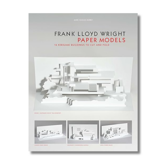 Frank Lloyd Wright Paper Models: 14 Kirigami Buildings to Cut and Fold