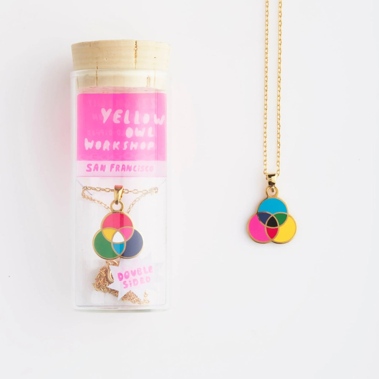 RGB/CMYK Color Chart 2-Sided Pendant