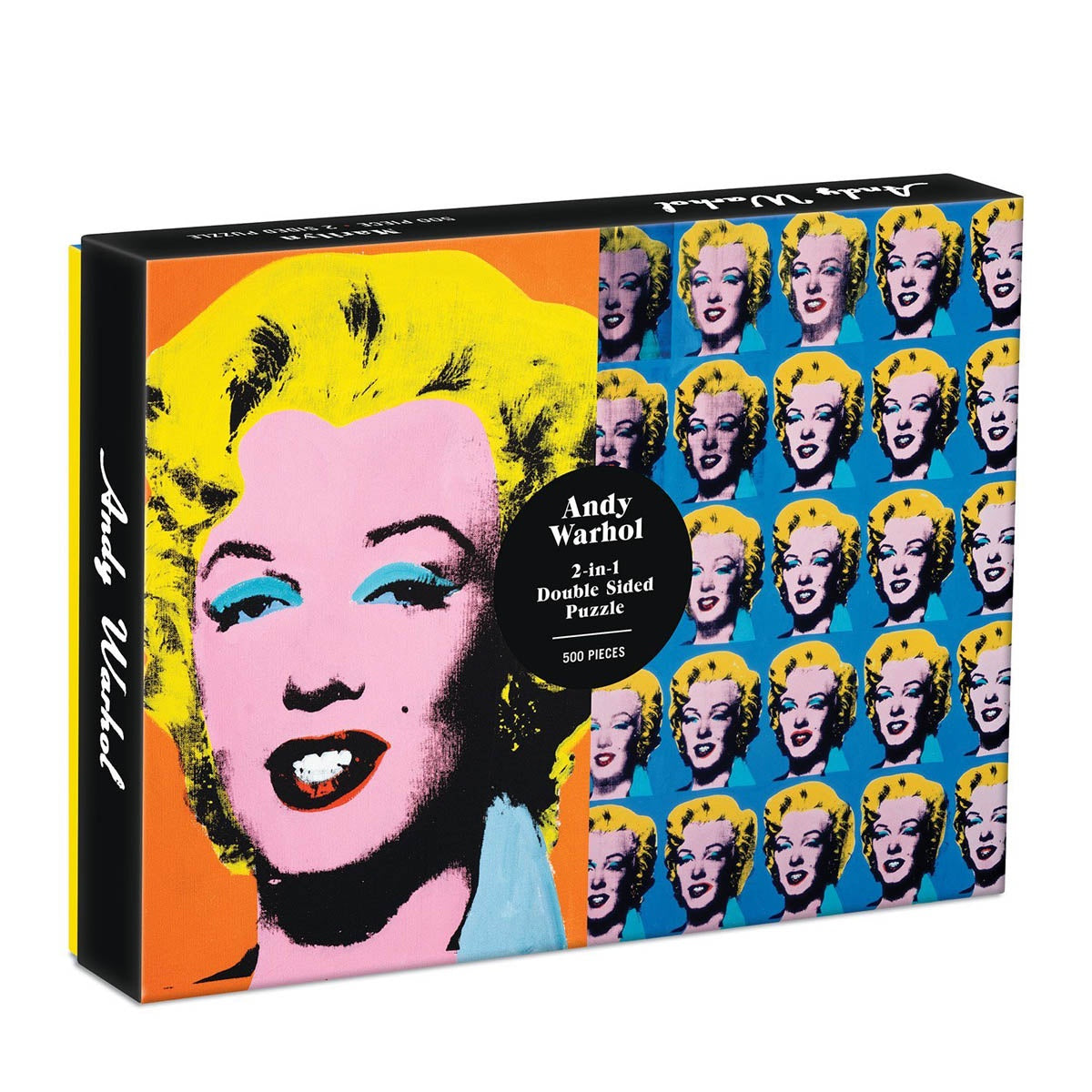 500 Pc Double-Sided Puzzle – Warhol Marilyn